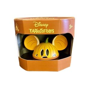 Disney Parks Exclusive Earesistibles Mickey Pumpkin Ear Hat Vinyl Figure - NIB